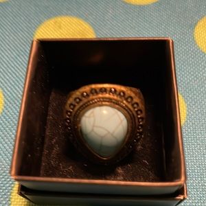Avon blue Atlantic ring size 6.